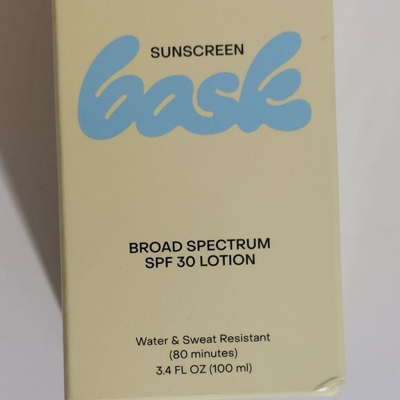 Bask Vegan Broad Spectrum Sheer Moisturizing Sunscreen SPF 30 Lotion 3.4 oz NWT - Picture 7 of 13